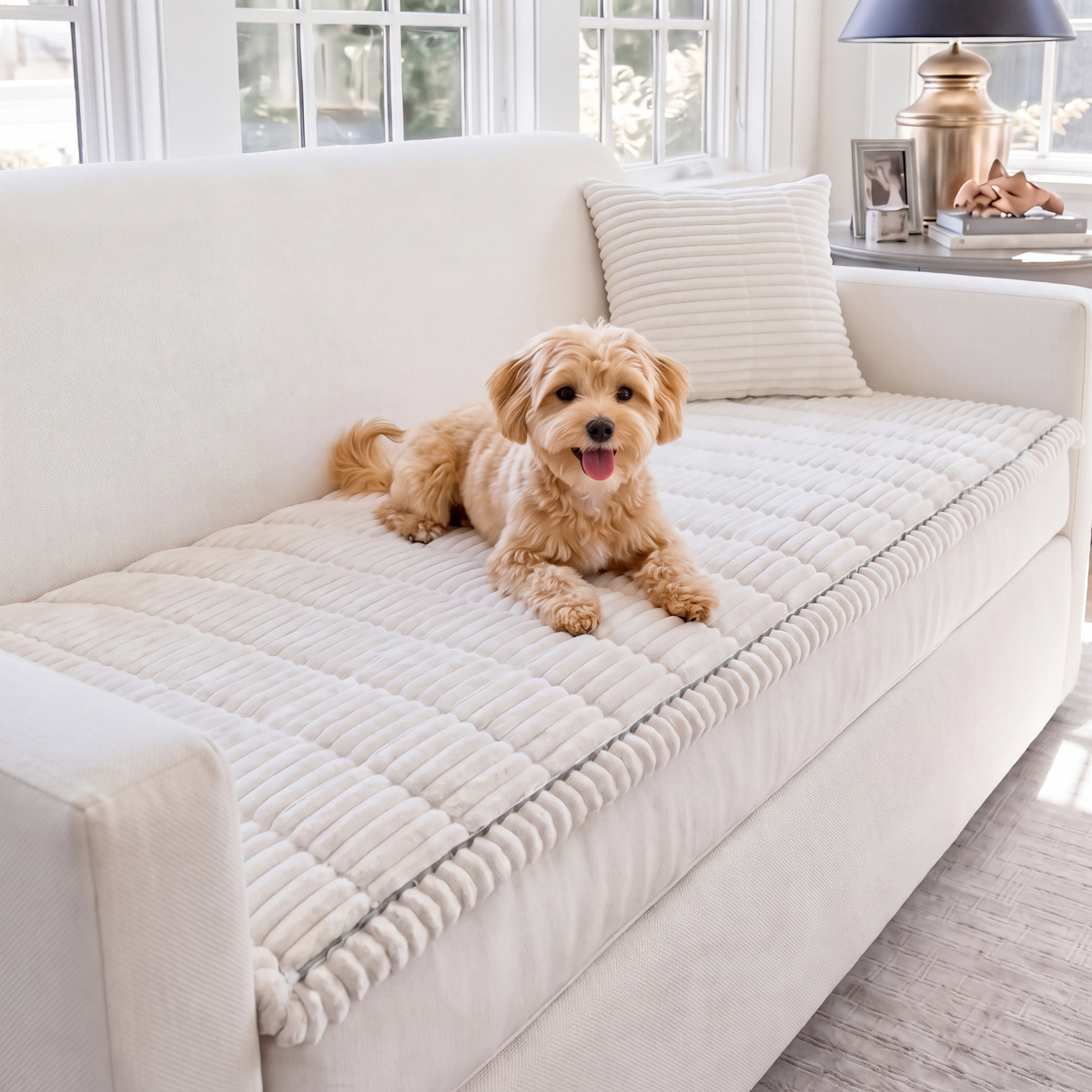 Plush Couch Cover